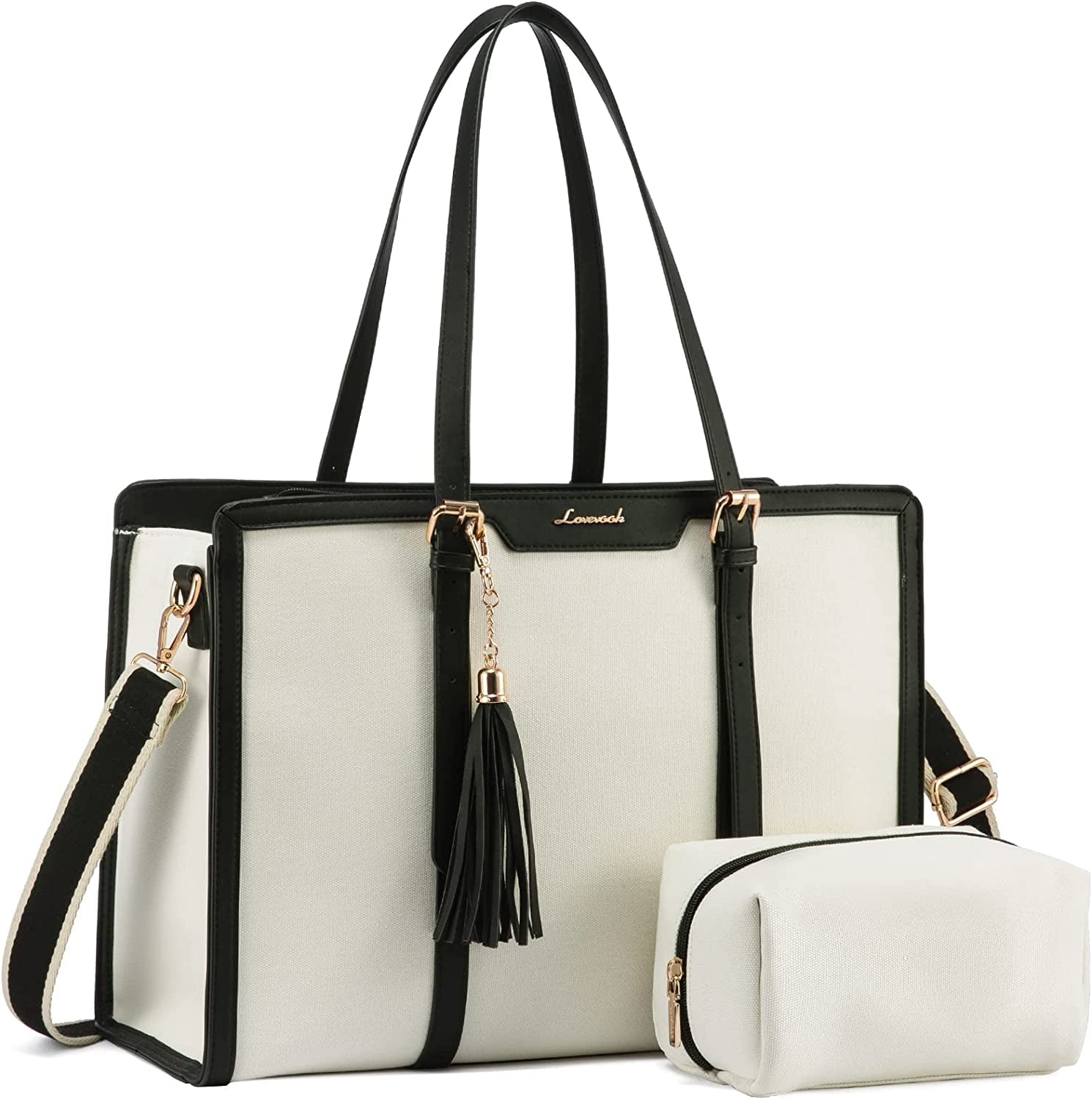 Leather Tote Bag Handbag Shopper Purse Shoulder Office Laptop Bag for  Women8 | eBay