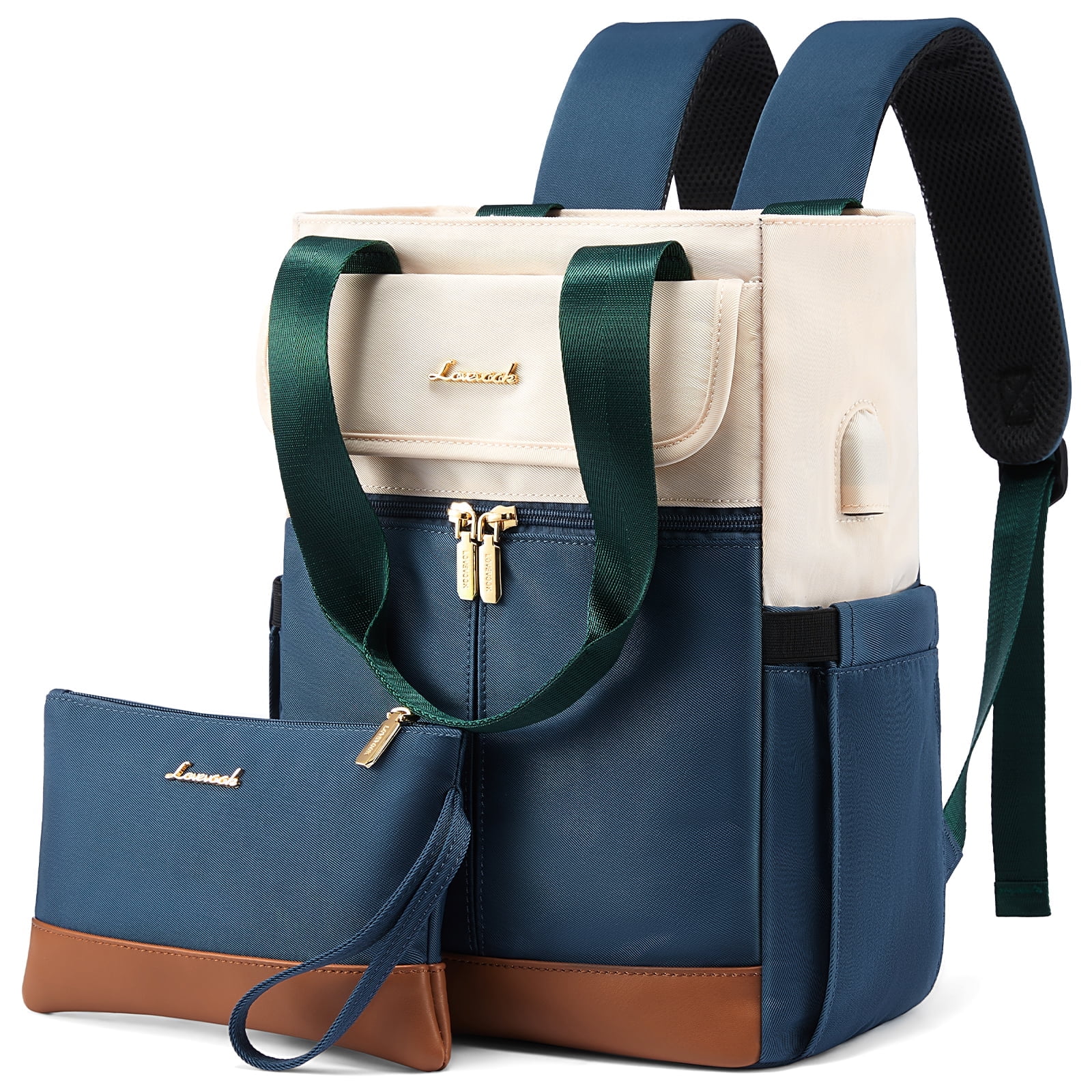 Lovevook Mini Convertible Backpack Purse for Women with USB