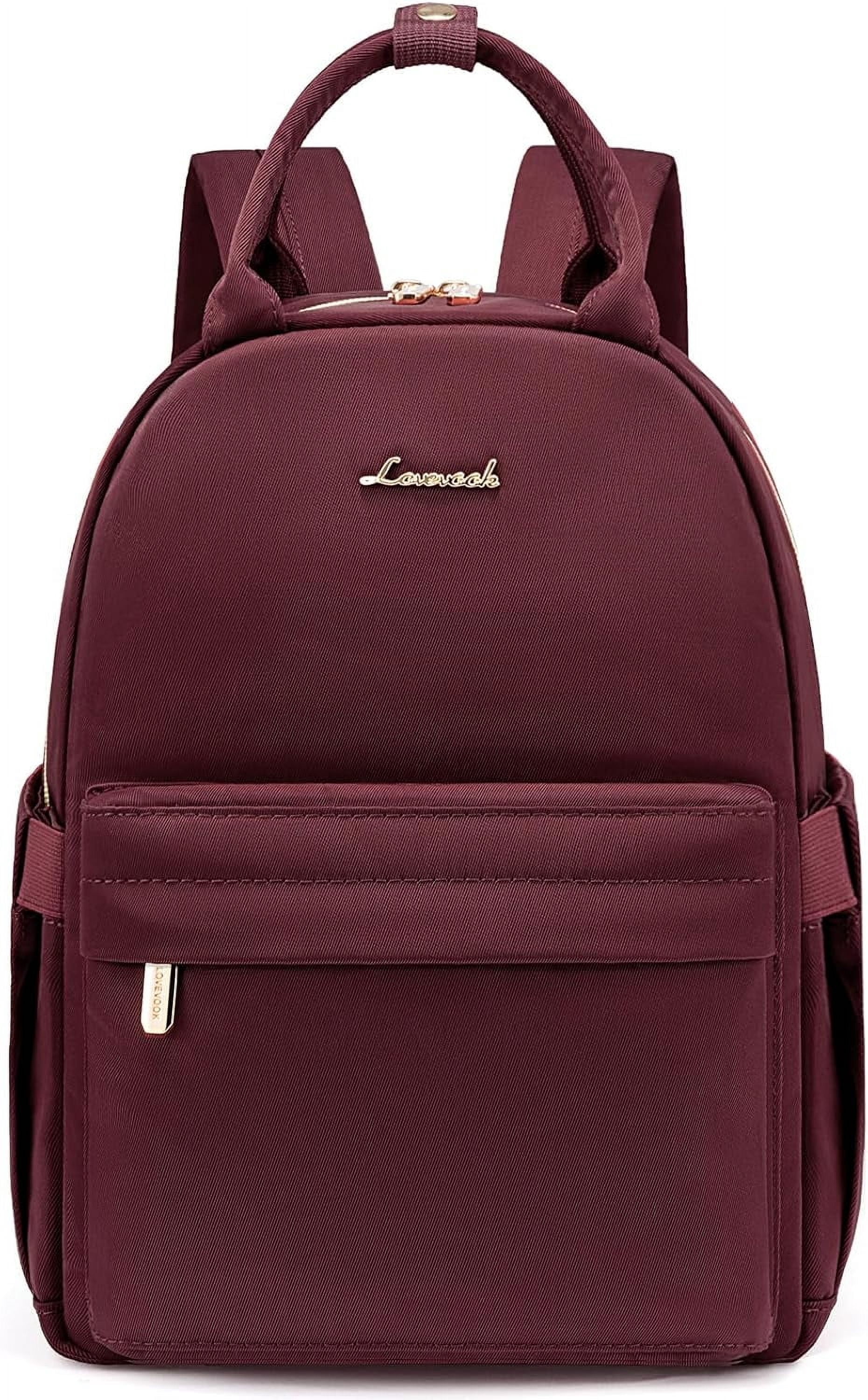 Lovevook Mini Backpack Purse for Women, Small Nylon Daypack with USB  Charger, 12.2"" x 8.9"" x 4.7" - Walmart.com