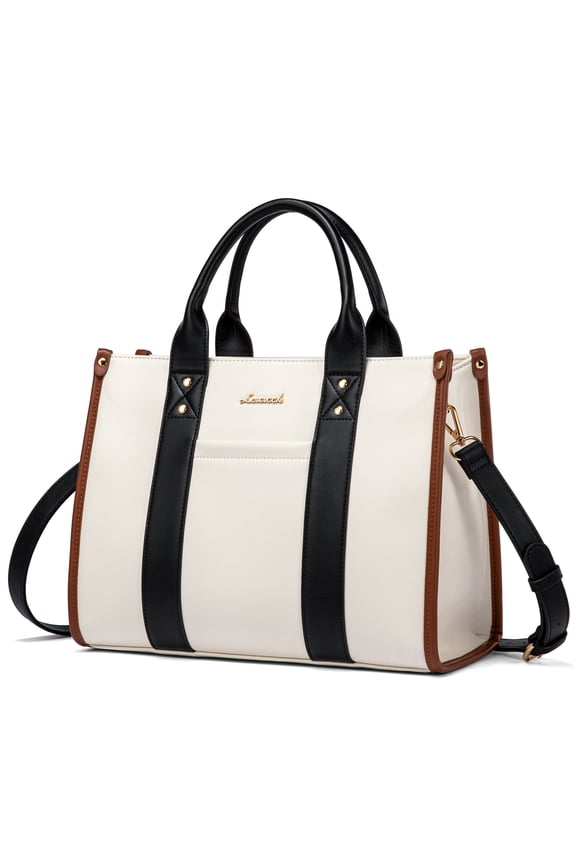 Purse and Handbags,Vegan Leather Tote Bag for Women, Zipper Satchel Shoulder Bag Crossbody Bag for Daily