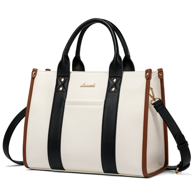 Lovevook Purse and Handbags,Vegan Leather Tote Bag for Women, Zipper Satchel Shoulder Bag Crossbody Bag for Daily