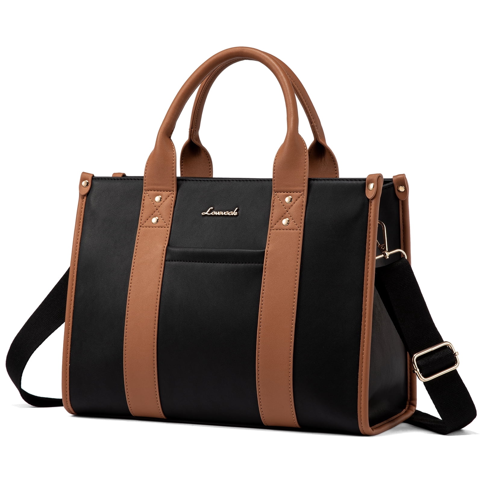 Lovevook Purse and Handbags,Vegan Leather Tote Bag for Women, Zipper Satchel Shoulder Bag Crossbody Bag for Daily