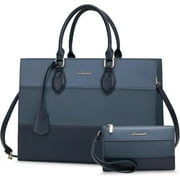 Lovevook Tote Bag for Women, Work Tote Bag for 15.6" Laptop, Laptop Messenger Briefcase Computer Shoulder Bags with Clutch Bag