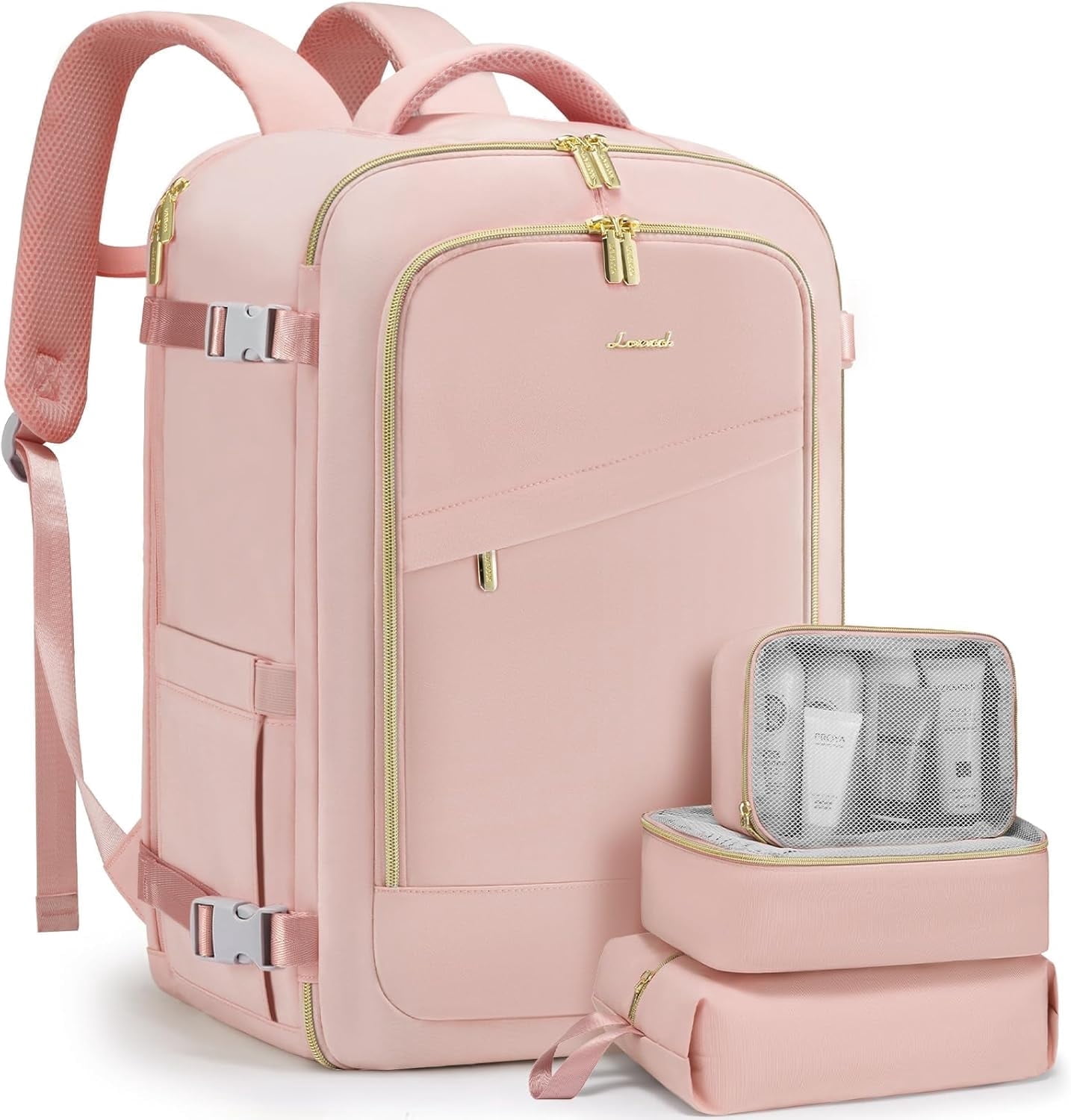 Lovevook Travel Backpack,40L Carry On Luggage Backpack Flight Approved, Large Waterproof Personal Item Bag Hiking Outdoor Weekend Overnighter Bag for Men Women
