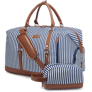 Lovevook Travel Duffel Bag for Women, Large Weekender Overnight Bag, Carry-on Gym Bag with Separate Shoes Compartment