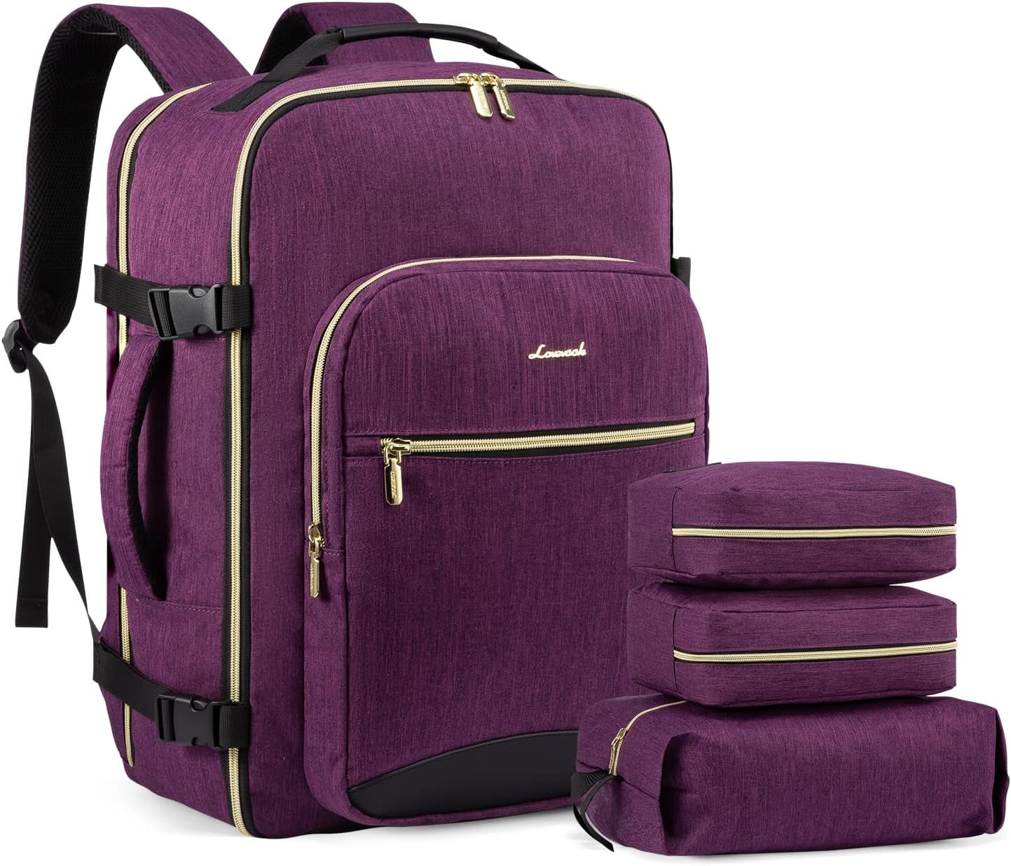 Lovevook Travel Luggage Backpack,Laptop Backpack for Women 17.3",40L