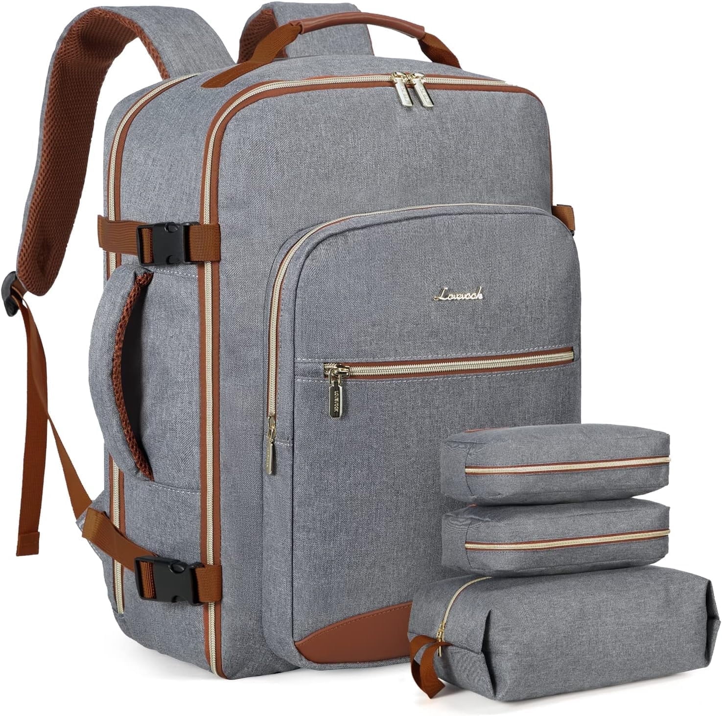 LOVEVOOK Travel Luggage Backpack, 17.3" Laptop, 40L, Waterproof, Carry-On  Weekender Bag - Walmart.com