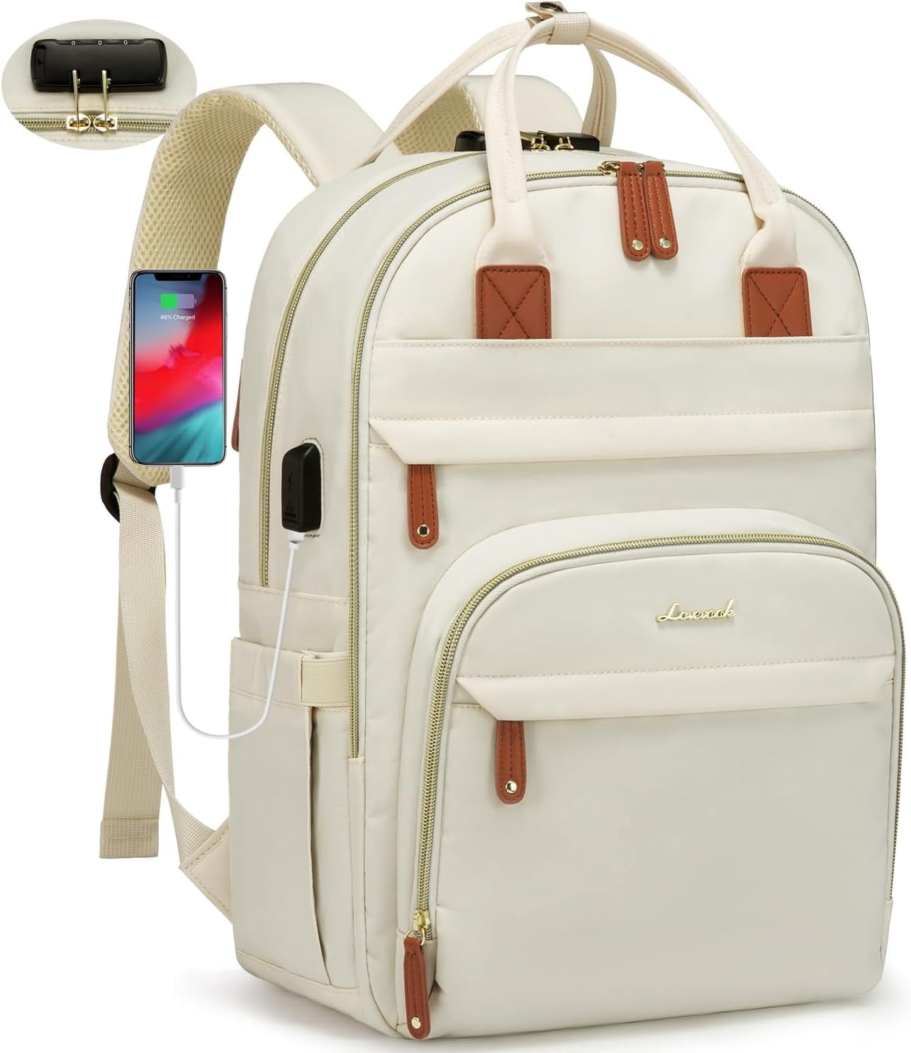 Lovevook Travel Backpack,Anti-Theft 15.6