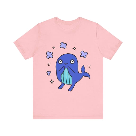 Lovey Dovey Whale Short Sleeve Tee