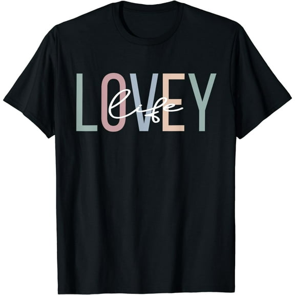 Lovey Life Lovey Grandma Boho Lovey Grandmother T-Shirt