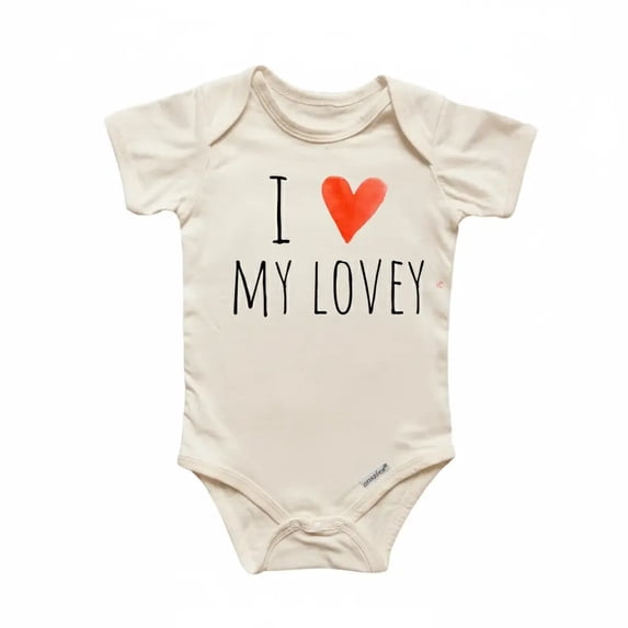 Lovey Love Newborn Baby Bodysuit