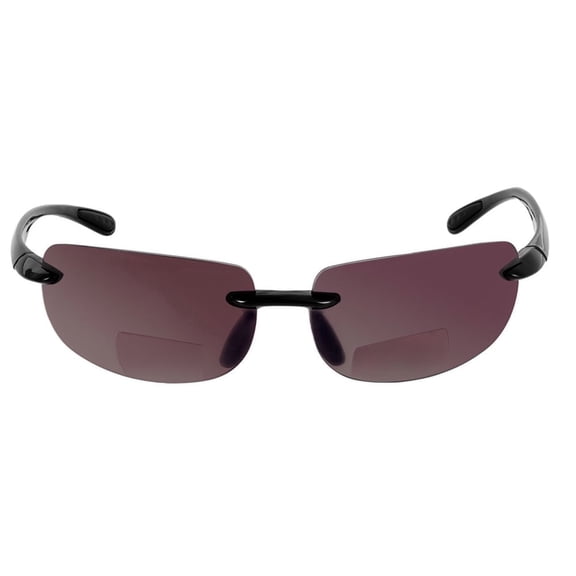 "Lovin Maui" Polarized Bifocal Sunglasses, Outdoor Sun Readers for Men and Women - HD Amber - 1.75