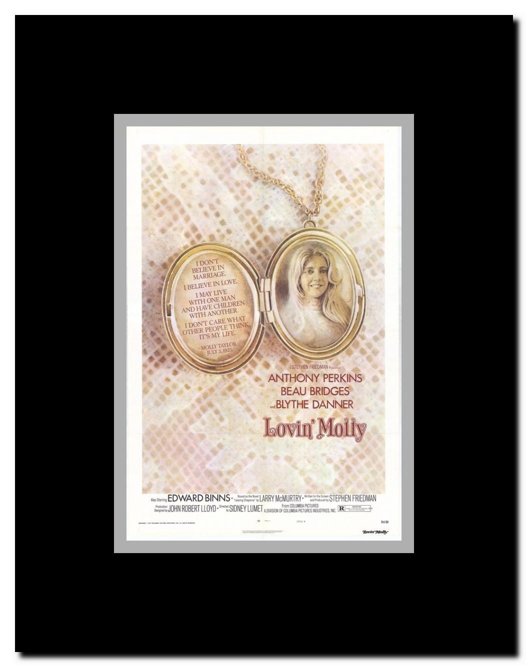 Lovin Molly Framed Movie Poster