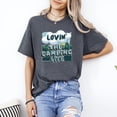 thumbnail image 1 of Lovin' The Camping Life Typographic Outdoors Lover Gift Nature T-Shirt, for men & women, up to size 5XL, 1 of 3