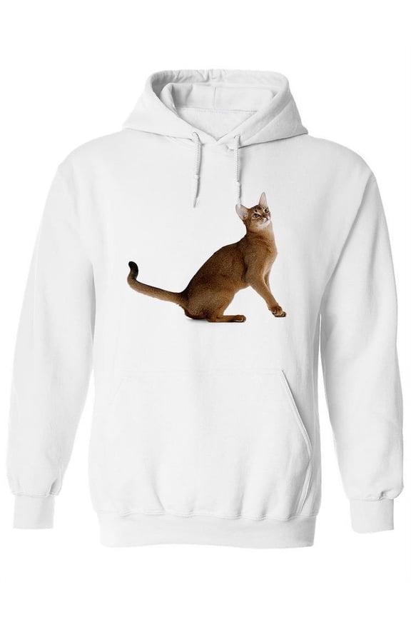 Loving Abyssinian Cat Hoodie Women -Image by Shutterstock, Female Large