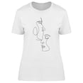 thumbnail image 1 of Loving Couple Design T-Shirt Women -Image by Shutterstock, Female Large, 1 of 2