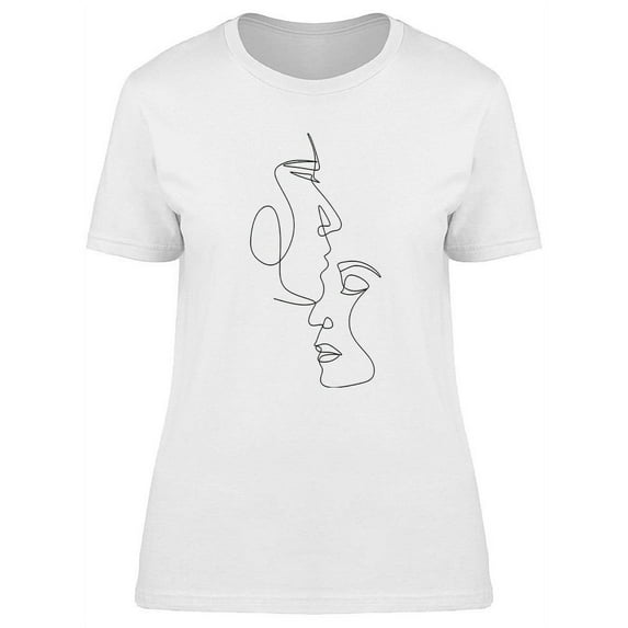 Loving Couple Design T-Shirt Women -Image by Shutterstock, Female XX-Large