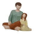 thumbnail image 1 of Loving Couple Resins Figurine Family Dog Parent Sculpture for Home Setting Gift, 1 of 21