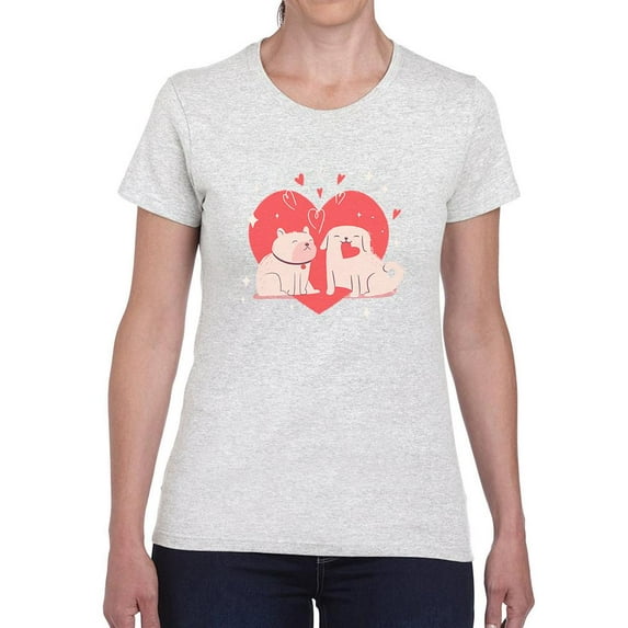 Loving Dogs T-Shirt Women -Smartprints Designs, Female Small