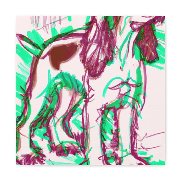 "Loving English Springer Spaniel" - Canvas