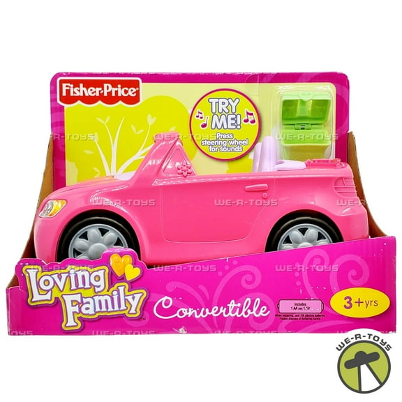 Fisher-Price Loving Family Convertible Car with Sounds 2012 Mattel X3059