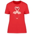 thumbnail image 1 of Loving Flamingos T-Shirt Women -Image by Shutterstock, Female Large, 1 of 2
