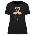 thumbnail image 1 of Loving Flamingos T-Shirt Women -Image by Shutterstock, Female XX-Large, 1 of 2