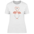 thumbnail image 1 of Loving Flamingos T-Shirt Women -Image by Shutterstock, Female XX-Large, 1 of 2
