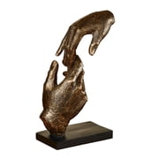 Loving Hands Table Sculpture Bronze 11.5 Inch Height