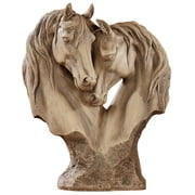 Loving Horses Table Sculpture - Horse Statues for Desk