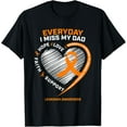 thumbnail image 1 of Loving Memory In Remembrance Dad Father Leukemia Awareness T-ShirtMen and women, Black T-shirt, size: Extra large, 1 of 4