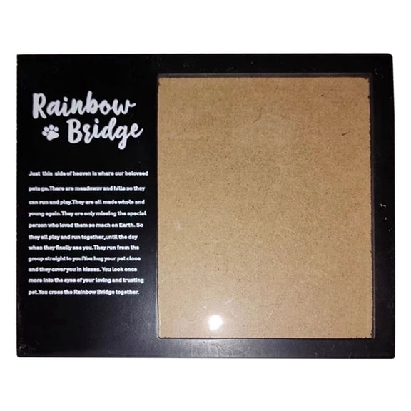Loving Message Photo Frame Pet Memorial Picture Frame Photo Holder for Dog Cats Lover Gift Pet Loss Bereavement Gift