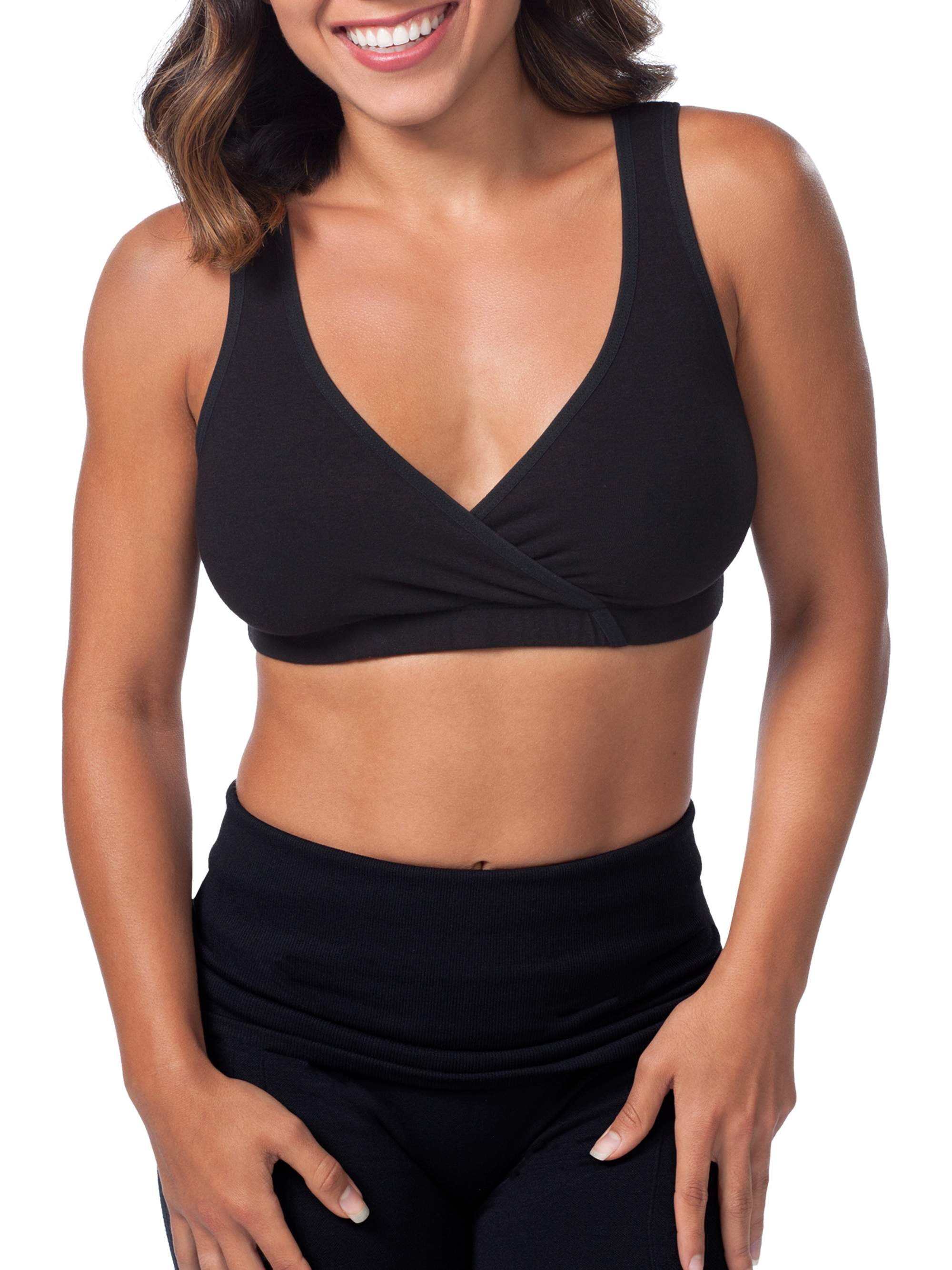 Loving Moments By Leading Lady Maternity To Nursing Cotton Sleep Bra, Style L316