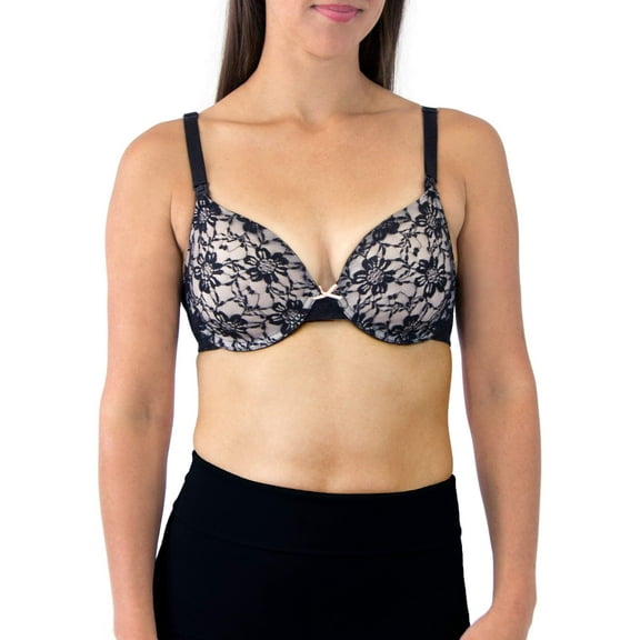 Loving Moments By Leading Lady Maternity To Nursing Lacy Seamless Underwire Bra, Style L357