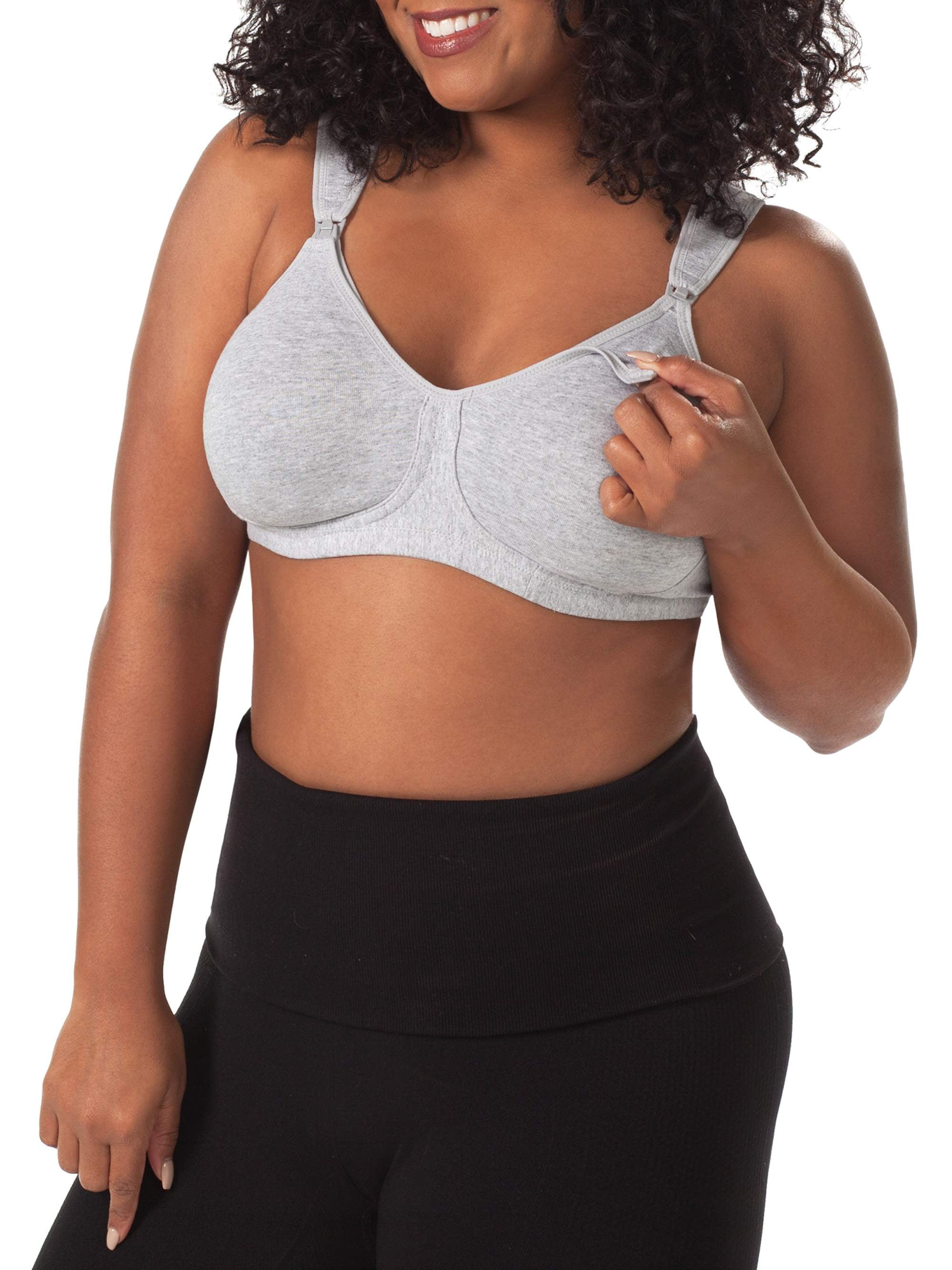 Loving Moments by Leading Lady Maternity Comfort Wirefree Nursing Bra with  Full Sling