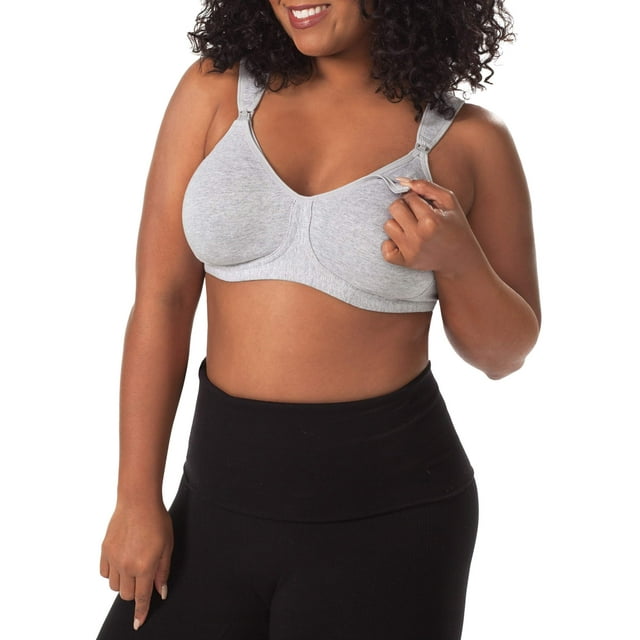 Loving Moments By Leading Lady Maternity to Nursing Wirefree Bra with Comfort Straps and Full Sling, Style L388