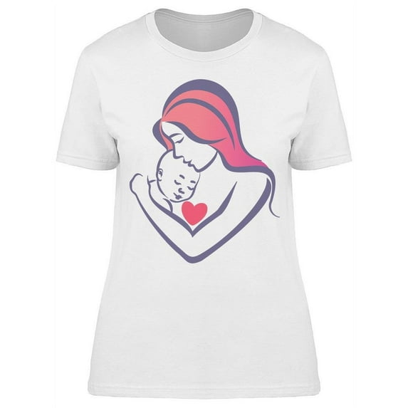 Loving Mother And Son T-Shirt Women -Image by Shutterstock, Female Small