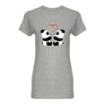 thumbnail image 1 of Loving Pandas Shaped T-Shirt Women -Image by Shutterstock, Female x-Large, 1 of 2