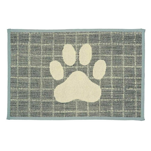 Loving Pets 842982075788 Bella Fashion Mats, Plaid - Paw - One Size