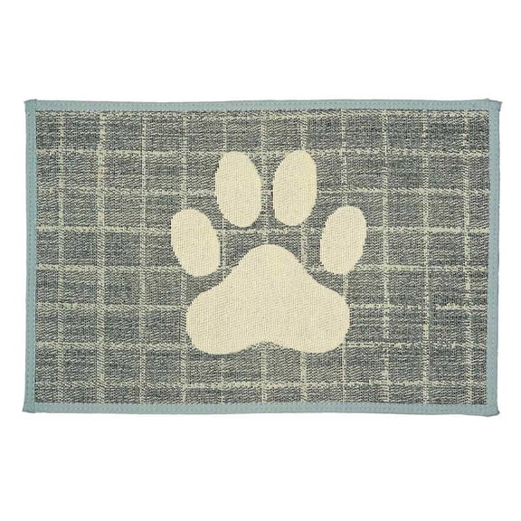 Loving Pets 842982075788 Bella Fashion Mats, Plaid - Paw - One Size