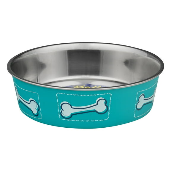 Loving Pets Bella Bowls Aqua Sea Large, 1.0 CT