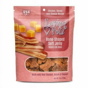 Loving Pets Bone-Shaped Soft Jerky Treats Bacon - 6 oz