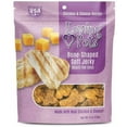 thumbnail image 1 of Loving Pets Bone-Shaped Soft Jerky Treats Cheese, 1 of 2