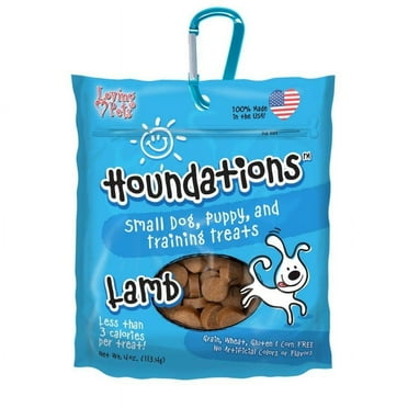 Loving Pets Houndations Small Dog & Puppy Training Treats Lamb, 4 oz
