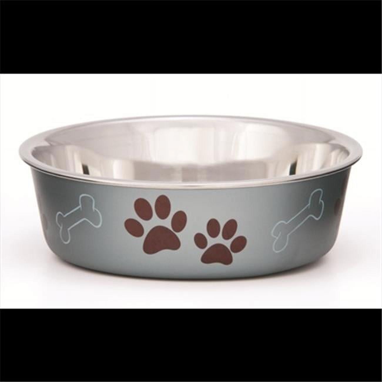Loving Pets Metallic Dog Bowl, Blueberry, 1 Each/Medium