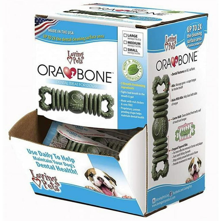 Loving Pets OraBone Dental Dog Treats Loving Pets OraBone Dental Dog Treats