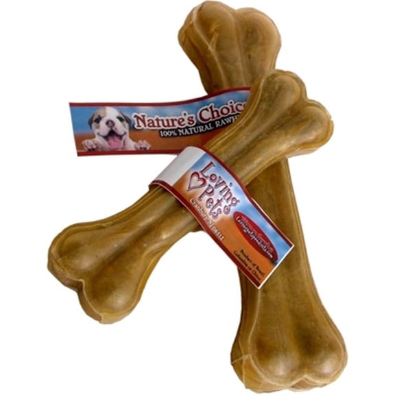 Nature's Choice 100% Natural Rawhide Bone, 1.0 CT