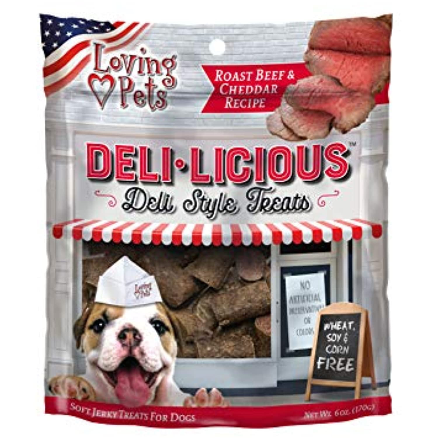 Loving Pets Deli-licious Roast Beef & Cheddar Recipe Dog Treats Loving Pets Deli-licious Roast Beef & Cheddar Recipe Dog Treats