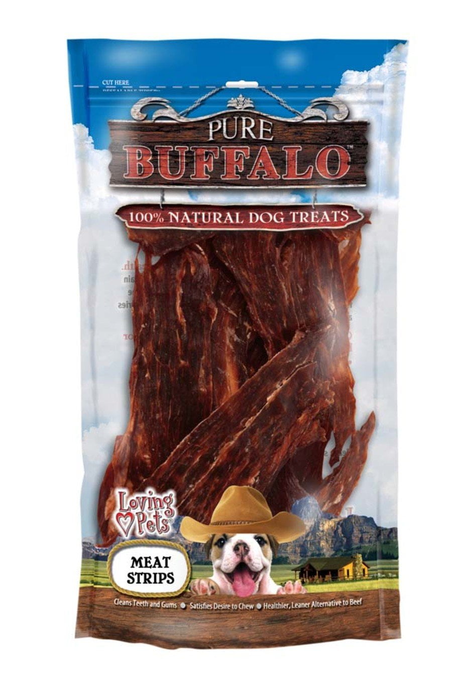 Pure Buffalo Meat Strips Dog Treats Pure Buffalo Meat Strips Dog Treats