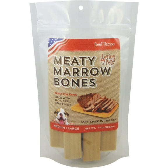 Loving Pets Small Meaty Marrow Bones 13oz-